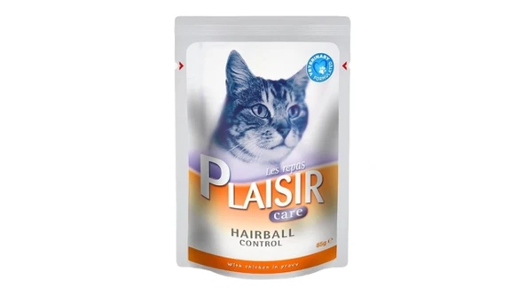Plaisir Hairball Pouch Kedi Konservesi 85 g