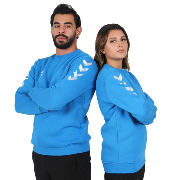 Hummel Armin Pamuklu Sweat 1010350 Mavi - 2