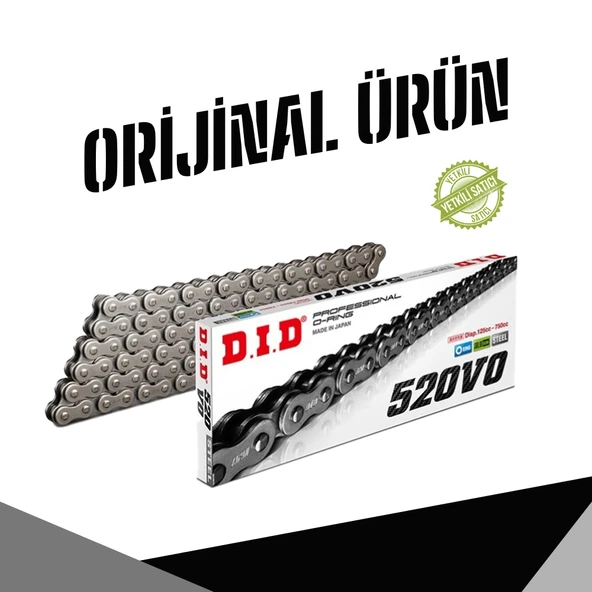 DID 520 O-RİNG 106 BAKLA ÇELİK ZİNCİR - 3