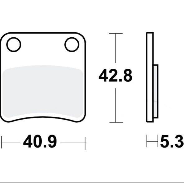 TRW MCB832P HONDA DCT EL FRENİ BALATASI ürün görseli