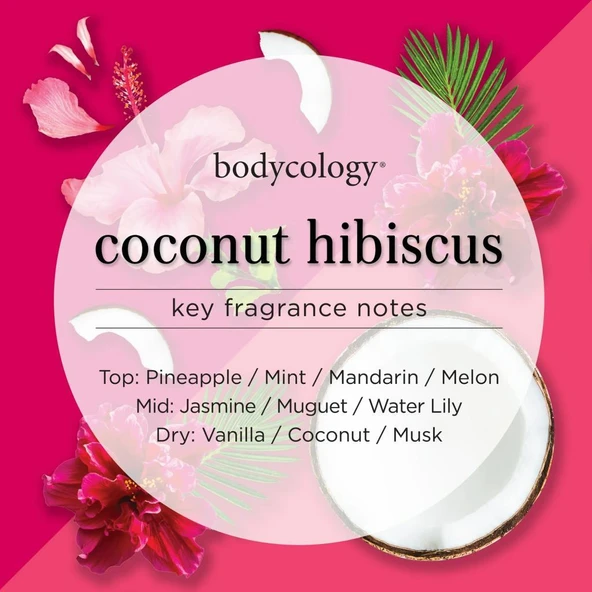 Bodycology Coconut Hibiscus  2 si 1 Arada Duş Jeli - 3