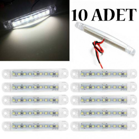 10 ADET PARMAK LED LAMBA 12 - 24 VOLT- RENK SEÇENEKLİ - 8