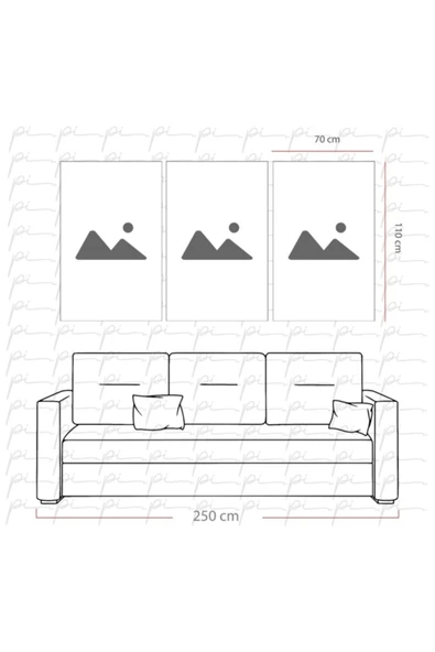 Siyahi Kadınlar Triple Miyrem-Cam Tablo - 3
