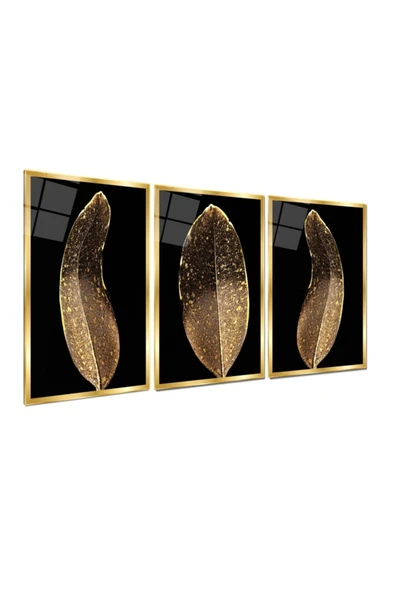 Gold Tüyler Triple Miyrem-Cam Tablo - 2