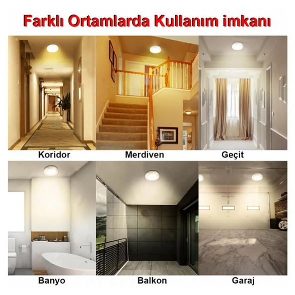 Greentech Şarjlı Hareket Sensörlü Led Aydınlatma / GT-CL05 - 3