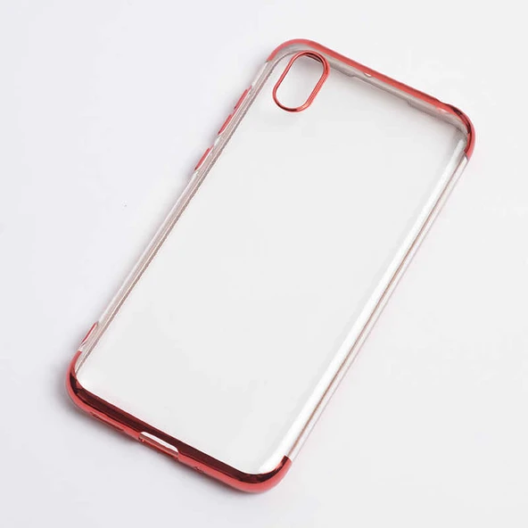 Huawei Y5 2019 / Honor 8S Kılıf Dört Köşeli Lazer Silikon Kılıf - Resim 4