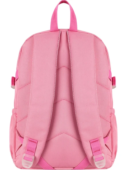 Waddell Kawaii Kore Tarzı Aksesuarlı İlkokul Sırt ve Beslenme Çantası Pembe 25001 - 4