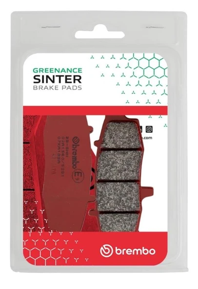 BREMBO SUZUKİ VL 1500 INTRUDER (2005-2009) SİNTERLİ SAĞ ÖN FREN BALATASI - Resim 3