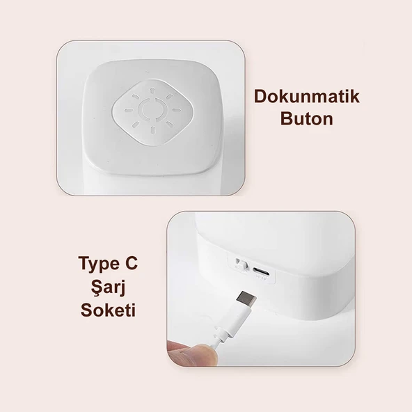 Greentech Masaüstü Şarjlı LED Aydınlatma - Gece Lambası / GT-CL09 - 6