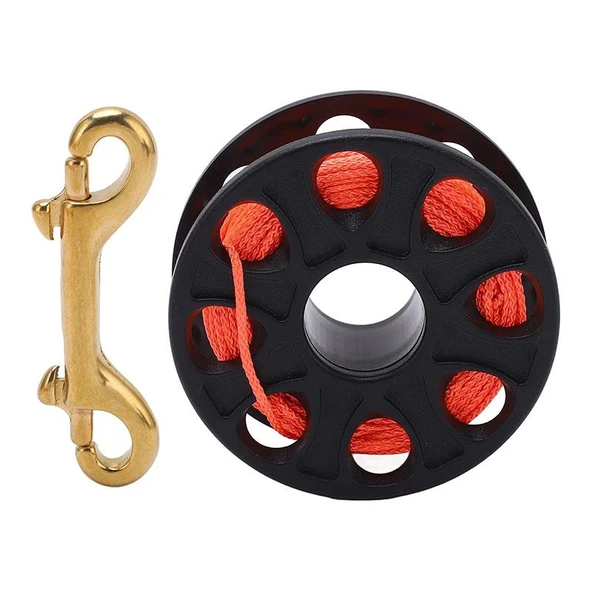 KRAKEN Makara Mini Reel 15 mt, DR05O, Turuncu İpli - 2