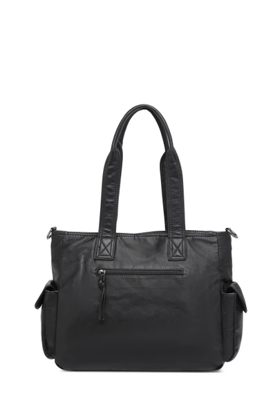 Yıkama Deri Omuz Kadın Çantası 21-k Barcelona 1927 - Resim 3