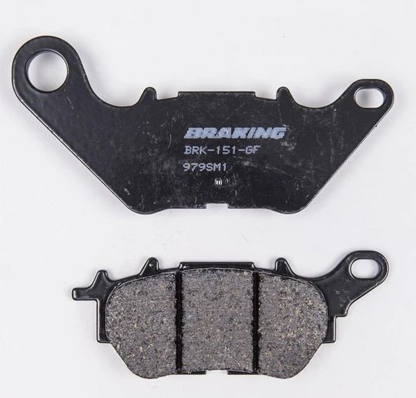 BRAKİNG YAMAHA R25 (2015-2023) YARI METALİK ARKA FREN BALATASI - Resim 2