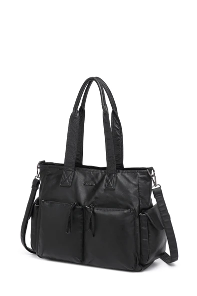 Yıkama Deri Omuz Kadın Çantası 21-k Barcelona 1927 - Resim 2