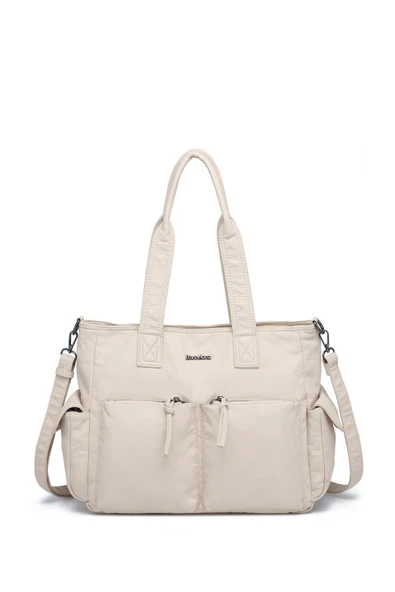 Yıkama Deri Omuz Kadın Çantası 21-k Barcelona 1927