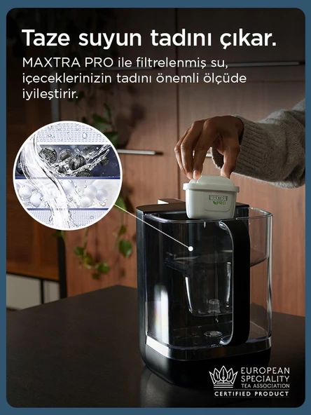 BRITA CUBE Tezgah Üstü Su Arıtma Cihazı – Siyah (4,0 L) - 3