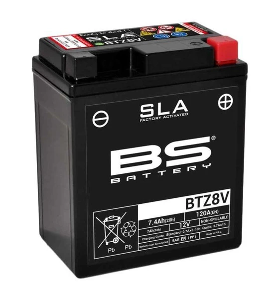 BS YAMAHA MT-25 (2021-2024) AKÜ BTZ8V SLA - Resim 2