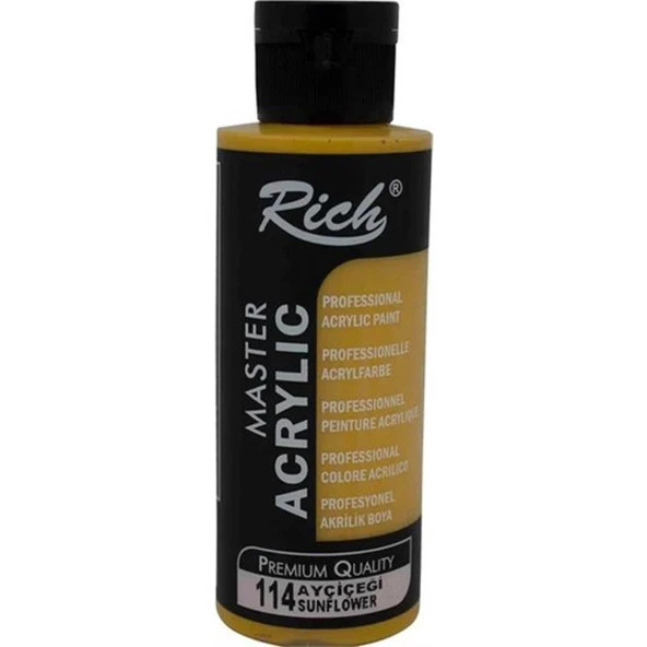 Rich Master Akrilik Boya Ay Çiçeği 120cc Linen 120-114 (1 Adet)