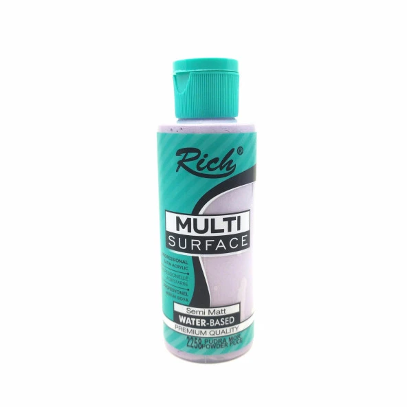 Rich Multi Surface Akrilik Boya Pudra Mor 120cc 120-2258 (1 adet)