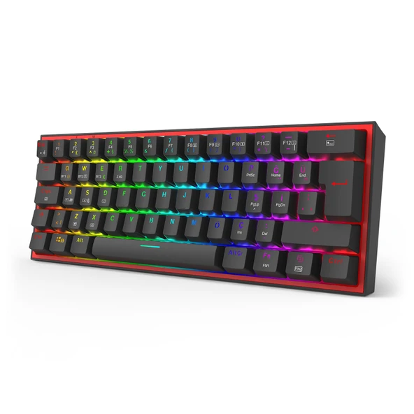 Redragon K616 Fizz PRO RGB Red Switch 2.4GHz Kablosuz Türkçe Mekanik Oyuncu Klavyesi - 3