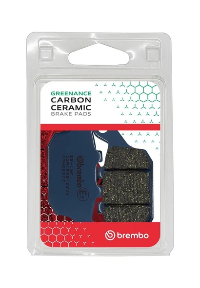 BREMBO KAWASAKİ Z800E (2013-2015) KARBON SERAMİK ARKA FREN BALATASI - Resim 2