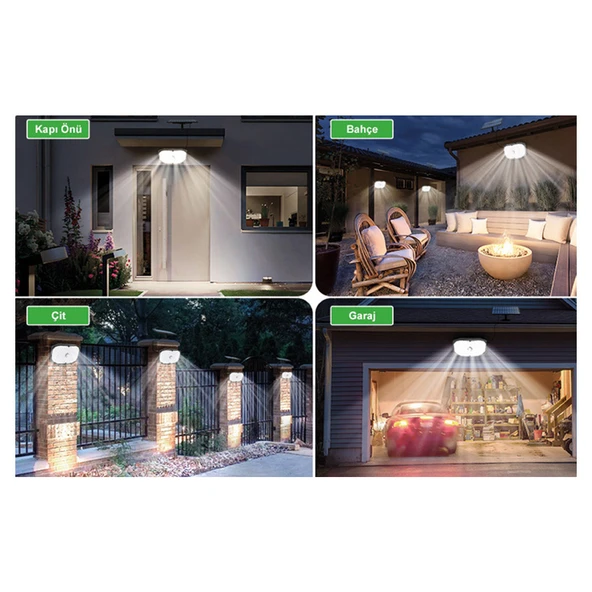 Greentech Güneş Enerjili Hareket Sensörlü, 146 Boncukled Aydınlatma / GT-SL17 - 8