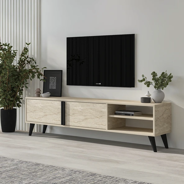 Benoit Dolaplı, Raflı Tv Sehpası - 2