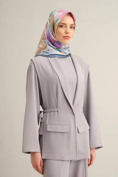 Armine E25YA9318D02 31 Dj Saf İpek Eşarp 9318D (T) - Resim 2