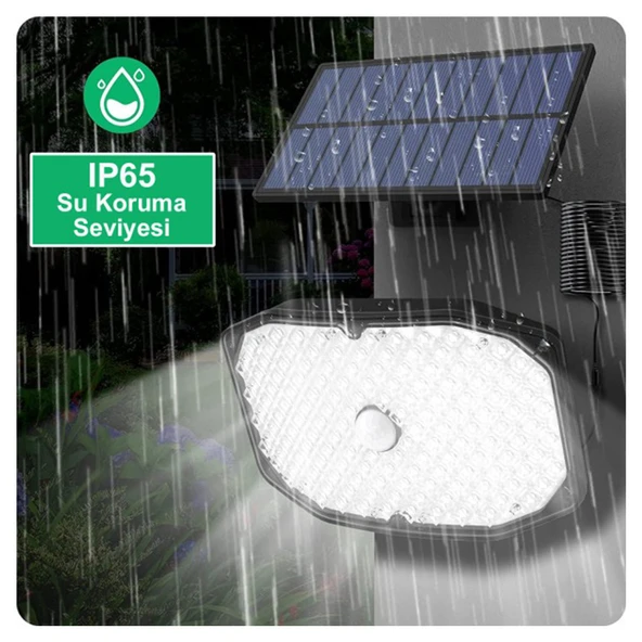 Greentech Güneş Enerjili Hareket Sensörlü, 146 Boncukled Aydınlatma / GT-SL17 - 4
