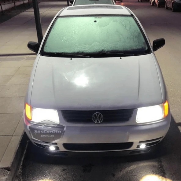 Vw Polo Mk3 1994-2003 6N Uyumlu Üniversal V2 Laguna Lip Esnek Ön Lip 2 Parça Tampon Altı Dil Karlık Ön Ek - 5