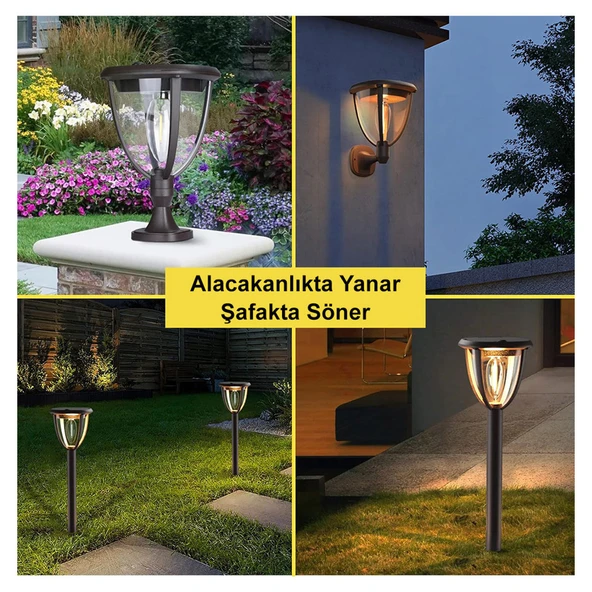 Greentech Güneş Enerjili LED Aydınlatma 2 Adet / GT-SL21 - 4