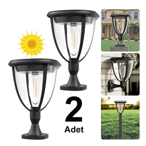 Greentech Güneş Enerjili LED Aydınlatma 2 Adet / GT-SL21