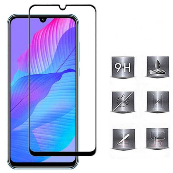 Huawei P Smart S (Y8P) Zore Kenarları Kırılmaya Dayanıklı Cam Ekran Koruyucu - 4