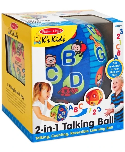 Melissa & Doug - Çocuklar İçin Konuşan ABC Eğitim Topu
