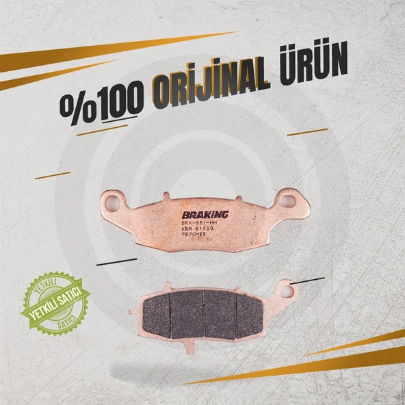 BRAKİNG SUZUKİ MARAUDER 800 (1997-2004) SİNTERLİ ÖN FREN BALATASI ürün görseli