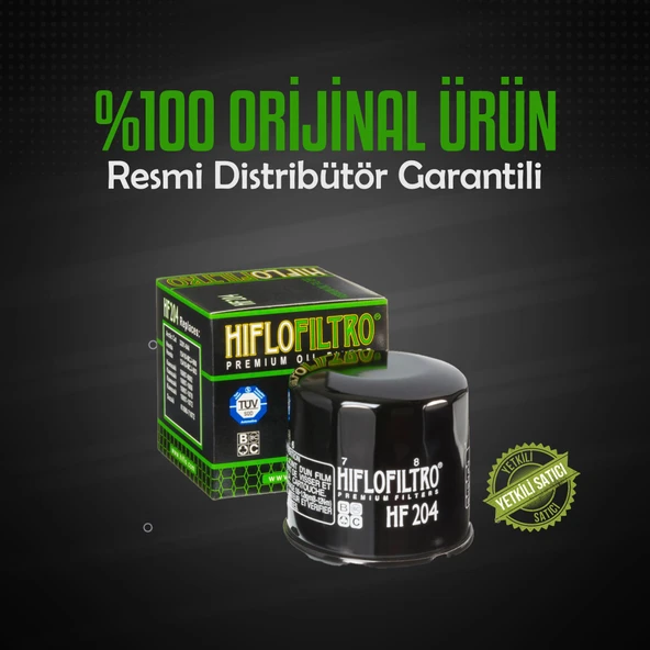 HİFLO HF204 YAMAHA YZF R1 (1998-2020) YAĞ FİLTRESİ. ürün görseli
