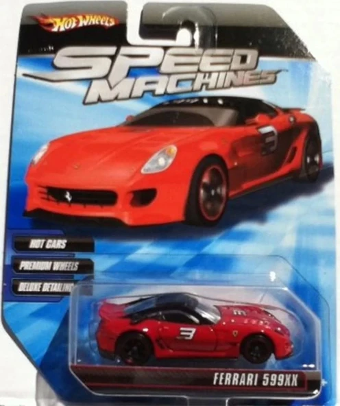 Hot Wheels Speed Machines Ferrari 599XX Araba