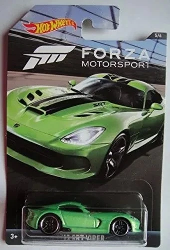 Hot Wheels Forza Motorsport Series Green '13 SRT Viper 5/6 Oyuncak Araba