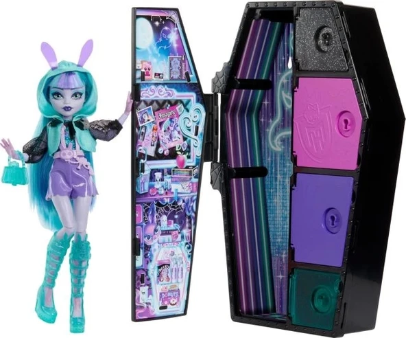 Monster High Skulltimate Secrets Neon Frights Bebek Twyla