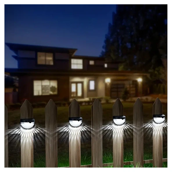 Greentech Güneş Enerjili Duvar ve Çit LED Aydınlatma 4 Adet / GT-SL23 - 8