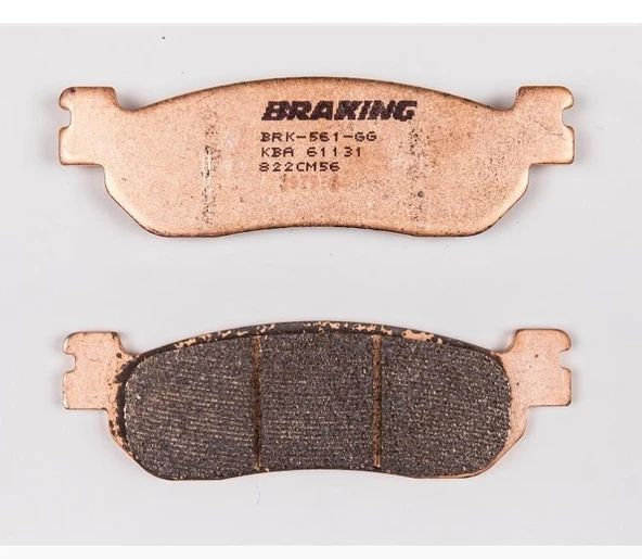 BRAKİNG YAMAHA X-CİTY 250 (2008-2016) SİNTERLİ ARKA FREN BALATASI - Resim 3