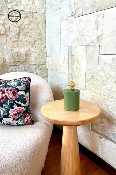 muunart Premium Serisi Gaz Lambası - Mat Yeşil Uzun Model - 2