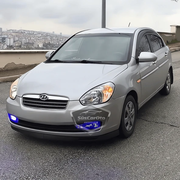 Hyundai Accent Era 2006-2012 Uyumlu Üniversal V2 Laguna Lip Esnek Ön Lip 2 Parça Tampon Altı Dil Karlık Ön Ek