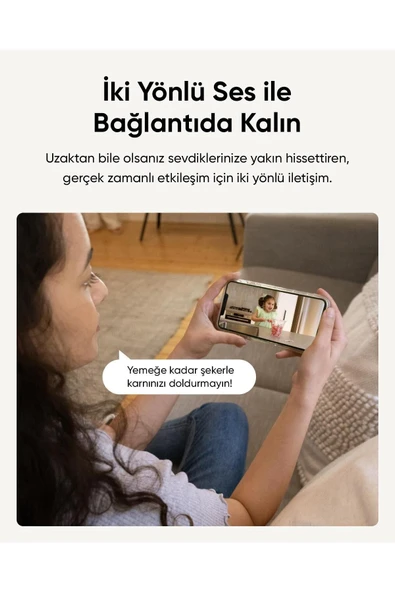 Anker Eufy Security C220 360 Derece Dönebilen Kızılötesi Gece Görüşlü Ip Kamera - T8w1 ( Türkiy - 5