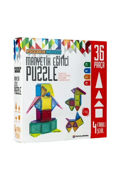 Piccolo Mondi Manyetik Eğitici Puzzle - Resim 7