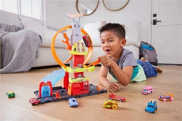 Hot Wheels City 1:64 Oyuncak Araba Pist Seti - 2