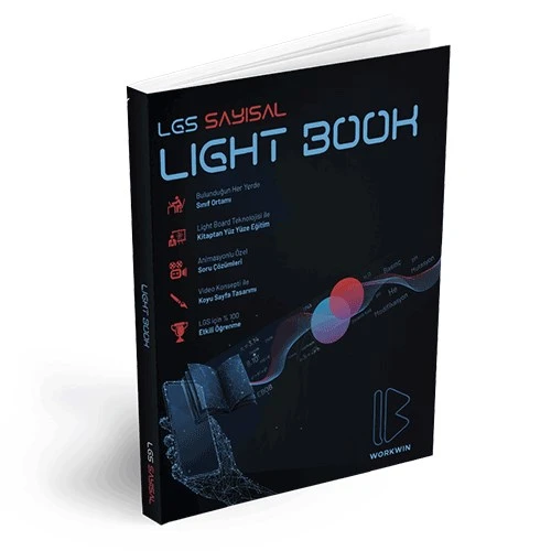 LGS Yeni Nesil Sorular ve Detaylı Çözümlerle Lightbook Sayısal (Matematik, Fen Bilimleri)