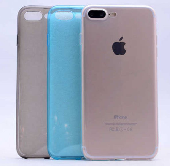 Apple iPhone 7 Plus Kılıf Zore Ultra İnce Silikon Kapak 0.2 mm - 3