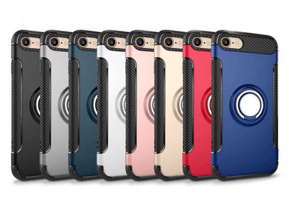 Apple iPhone 7 Kılıf Zore Yüzüklü Verus Kapak - 2