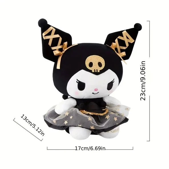 Kuromi Hello Kitty Özel Seri Sanrio 25 Cm Peluş Oyuncak Sanrio Kuromi Plush Hediyelik Oyuncak - 3