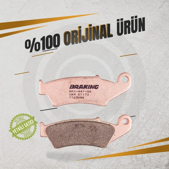 BRAKİNG APRİLİA RXV 450 (2006-2014) SİNTERLİ ÖN FREN BALATASI